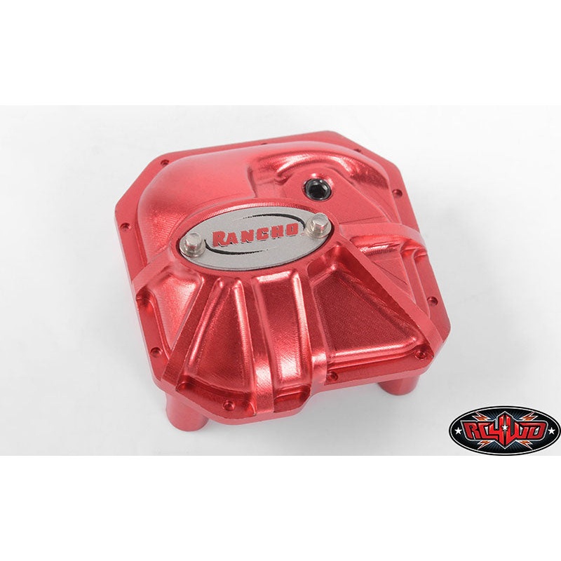 RC4WD Z-S1907 Rancho Diff Cover: Axial AR44 SCX10 II, Red