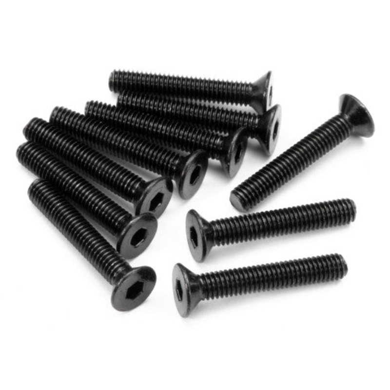 HPI Z086 Flat Head Screw M3x18mm Hex Socket Hellfire