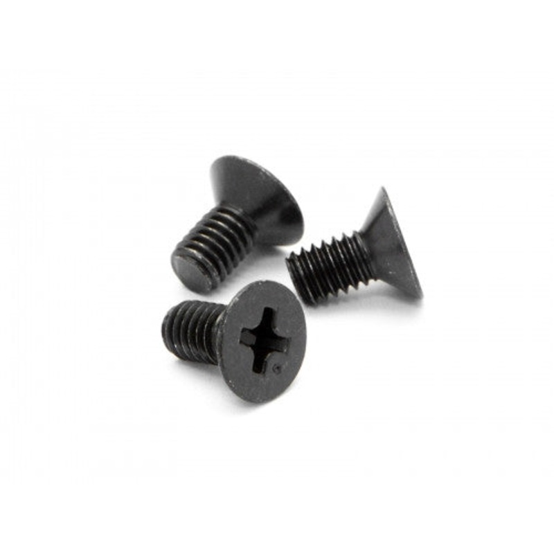 HPI Z621 Flat Head Screw 4x8mm *DISC*