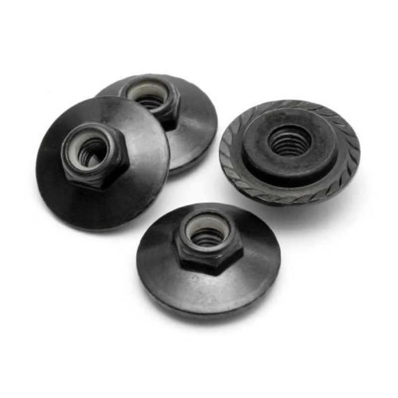 HPI Z680 Flanged Locknut M5X8mm Black