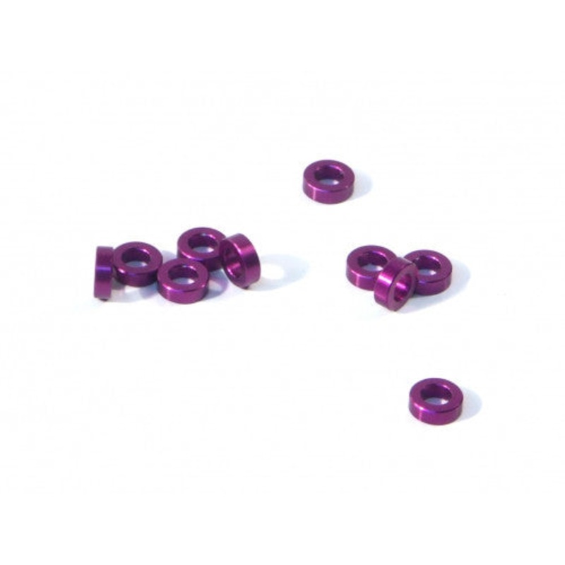 HPI Z817 Aluminum Washer 3x6x2mm Purple (10)