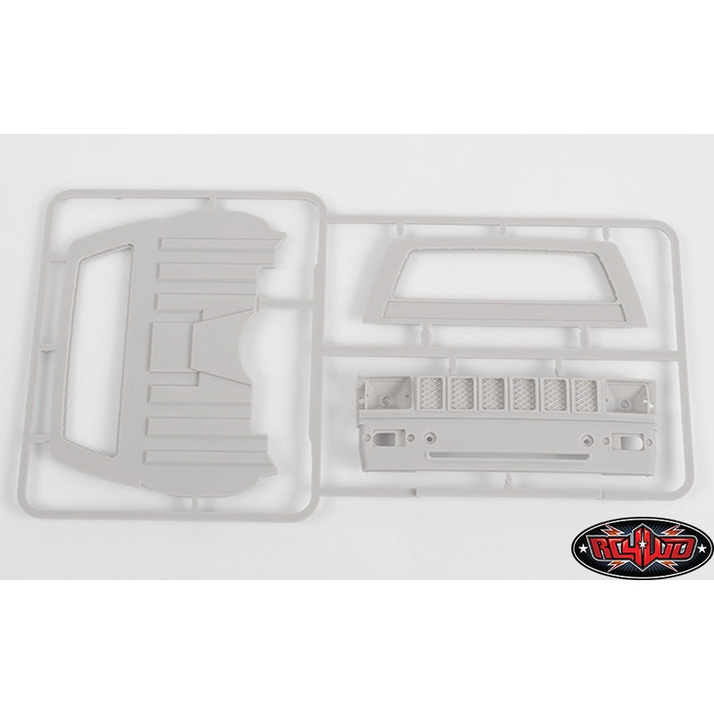 RC4WD Z-B0074 Mojave II Cab Back Panels and Grill Parts Tree (Primer Gray)