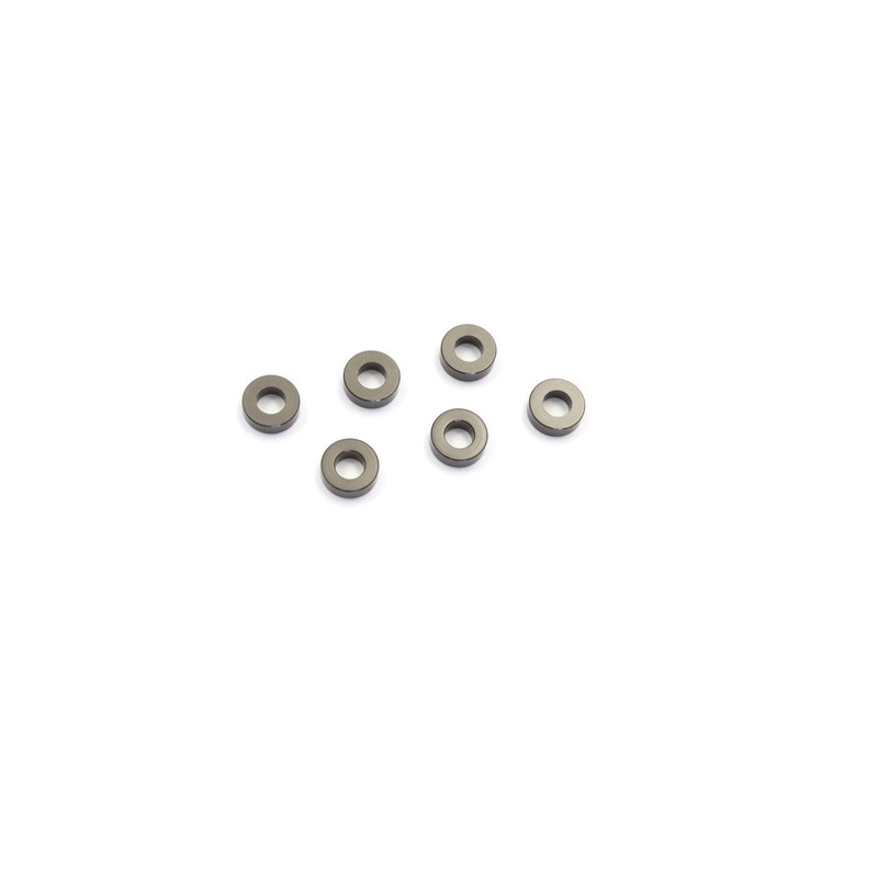 KYOSHO W0142GM Aluminum Collar 3x6x2mm Gunmetal