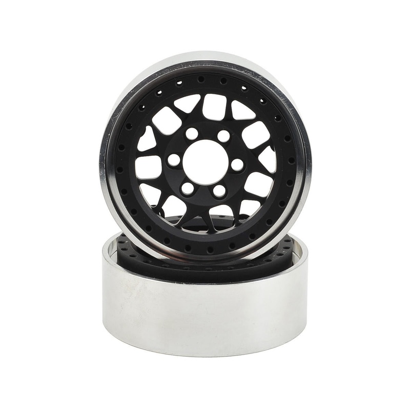 VANQUISH VPS07710 KMC XD127 Bully 1.9 Beadlock Crawler Wheels Black