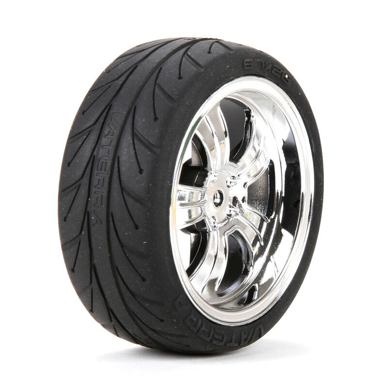 VATERRA 43038 Mounted FR 5-Spoke Wheel/Tire 54x26mm Chrome (2)