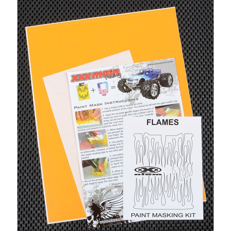 XXX MAIN M004L Flames Paint Mask