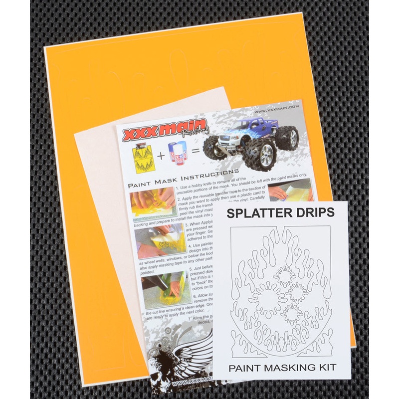 XXX MAIN M046L Splatter Drips Paint Mask