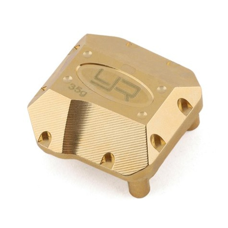 YEAH RACING AXSC-006 Axial SCX10 II Brass Differential Cover (35g)