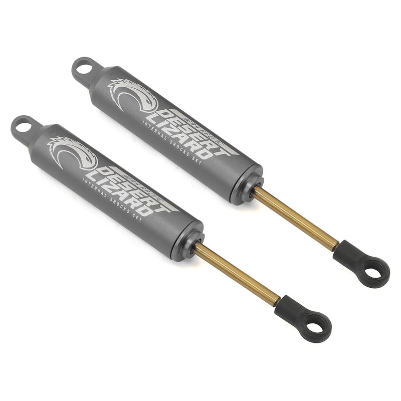 YEAH RACING DDL-100GM 100mm Desert Lizard Two Stage Internal Spring Shock (2) Gun Metal