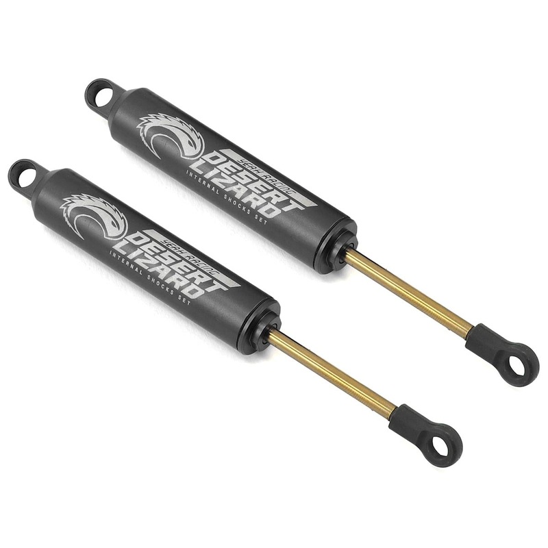 YEAH RACING DDL-110BK 110mm Desert Lizard Two Stage Internal Spring Shock 2 Black