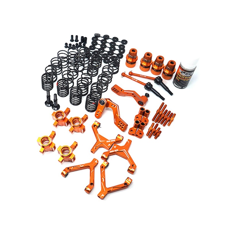 YEAH RACING SPT2-S04OR HPI Sprint 2 RWD Drift Conversion Kit Orange
