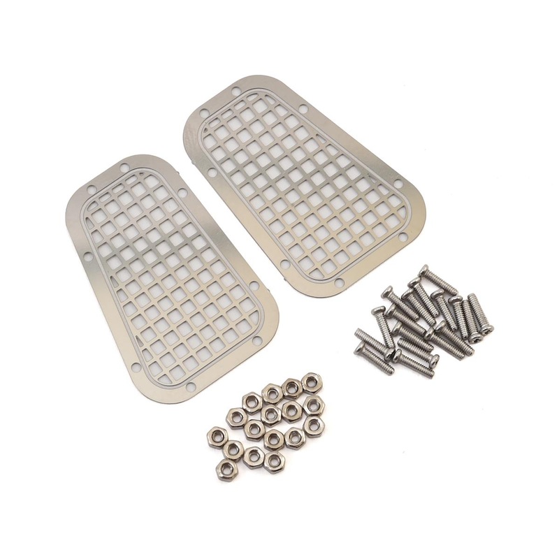 YEAH RACING TRX4-029 Traxxas TRX-4 Type B Stainless Steel Front Hood Vent Plate