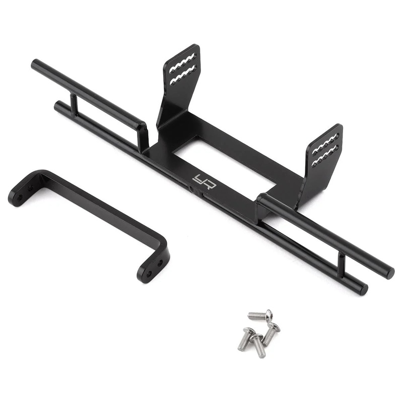YEAH RACING TRX4-075 Traxxas TRX-4/TRX-6 Metal Rear Bumper (Black)