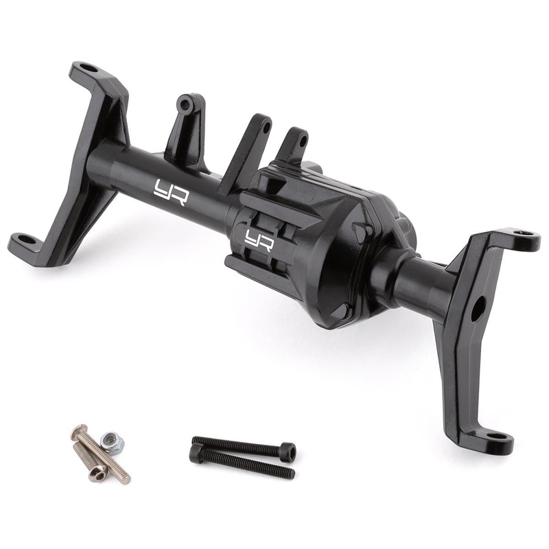 YEAH RACING TRX4-089 Traxxas TRX-4/TRX-6 Aluminum Front Axle Housing (Black)