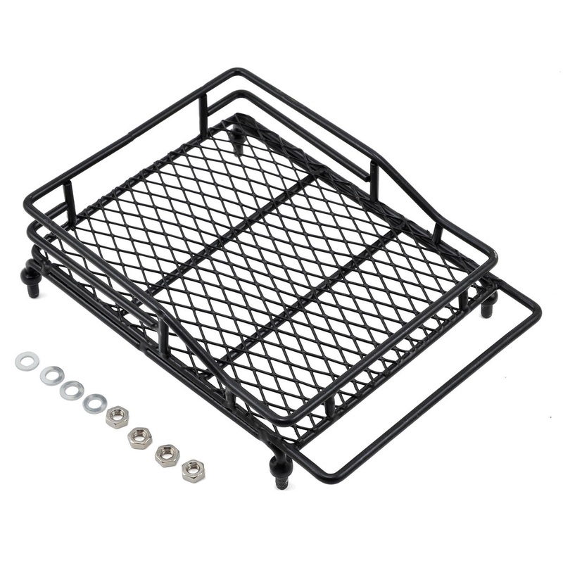 YEAH RACING YA-0403 1/10 Crawler Scale Metal Mesh Roof Rack Luggage Tray (14x10x3.5cm) (Type C)