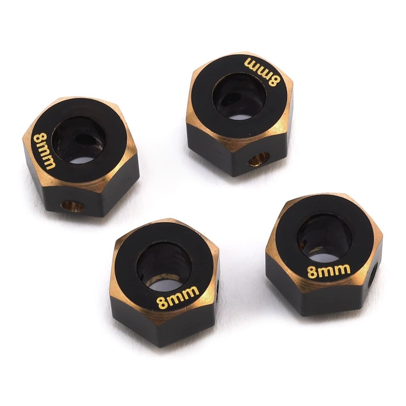 SAMIX TRX4-4063-8 TRX-4 Brass 12mm Hex Adapter +8mm Offset