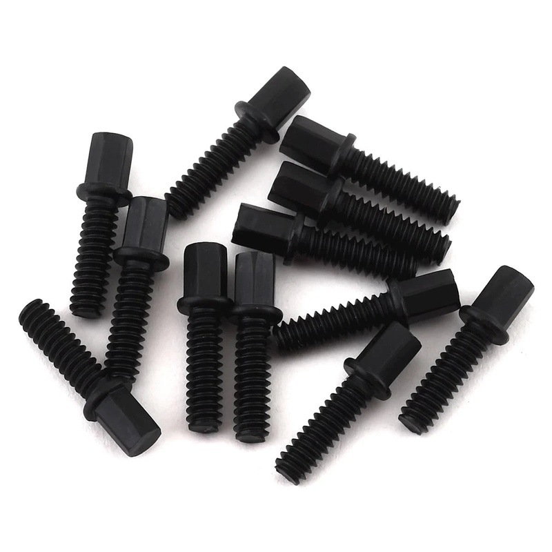 VANQUISH VPS01705 Scale SLW Hub Screw Kit Black Long (12)