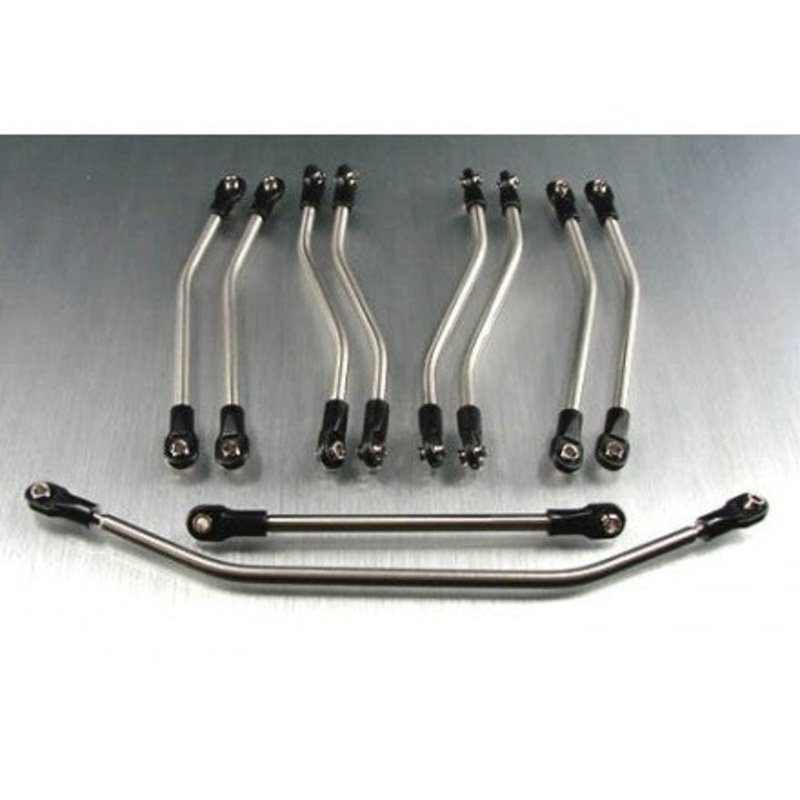 VANQUISH VPS03138 Wraith 3/16 Diameter 10 pc Titanium Linkage Set