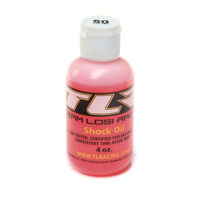 LOSI TLR74027 Silicone Shock Oil, 50wt, 4oz