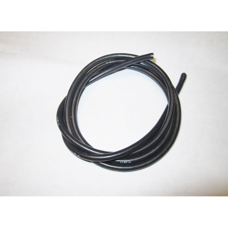 TQ WIRE TQ1113 11 Gauge Super Flexible Wire- 3' Black