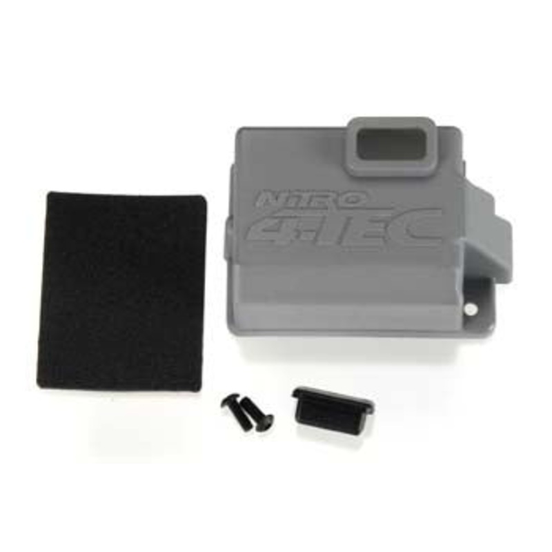 TRAXXAS 4821 Cover, Receiver (1)/x-tal access rubber plug/adhesive foam chassis pad/ 3x8mm BCS (2)