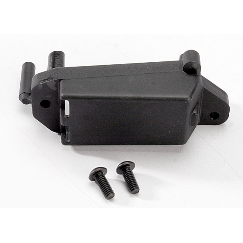 TRAXXAS 5325R Servo mount, throttle w/ 4x10mm BCS (2)