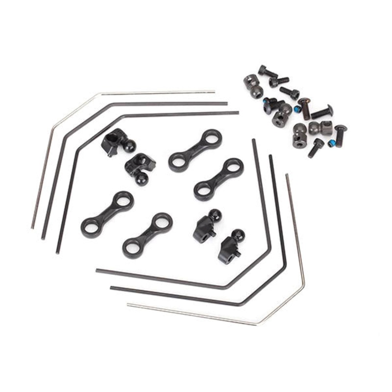 TRAXXAS 8398 Sway bar kit, 4-Tec 2.0 front and rear includes front and rear sway bars and adjustable linkage