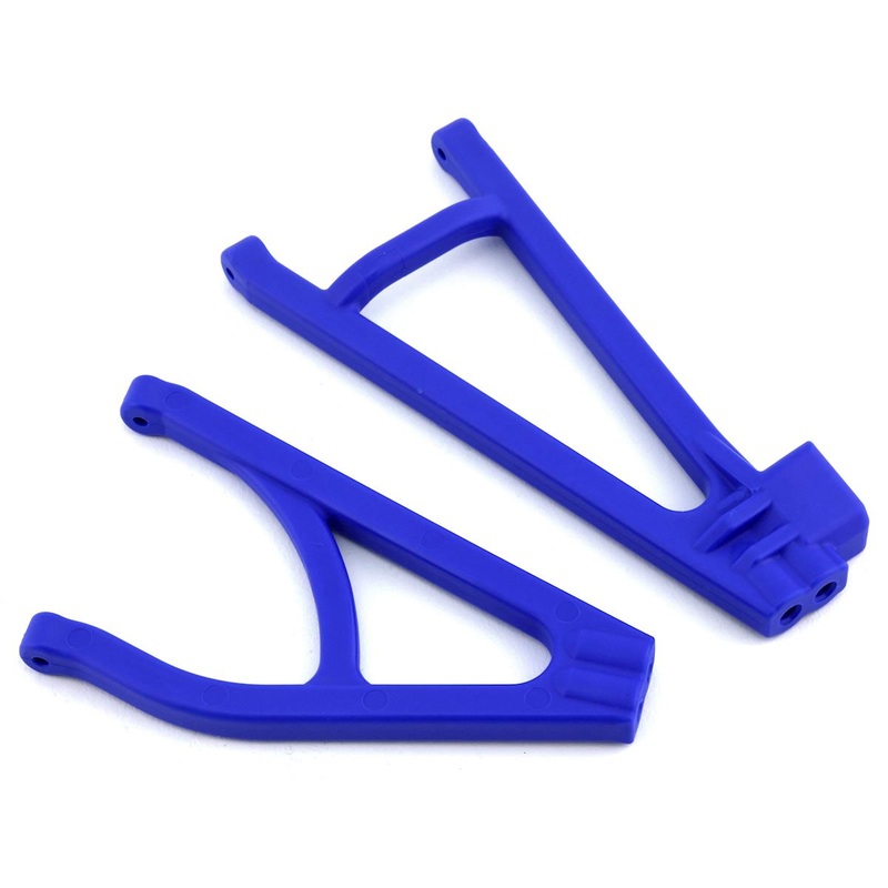 TRAXXAS 8633X Suspension arms, blue, rear (right), heavy duty, adjustable wheelbase (upper (1)/ lower (1))