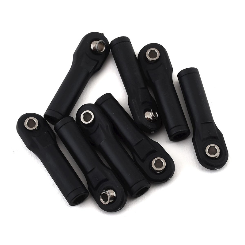 TRAXXAS 8647X Rod ends, heavy duty push rod (8) assembled with hollow balls replacement ends for #8619, 8619G, 8619R, 8619X