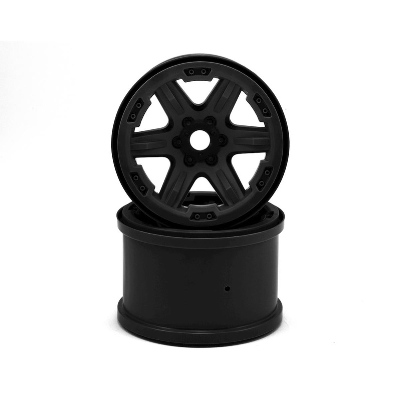 TRAXXAS 8671 Wheels, 3.8" (black) (2) (17mm splined) For The E Revo VXL Brushless