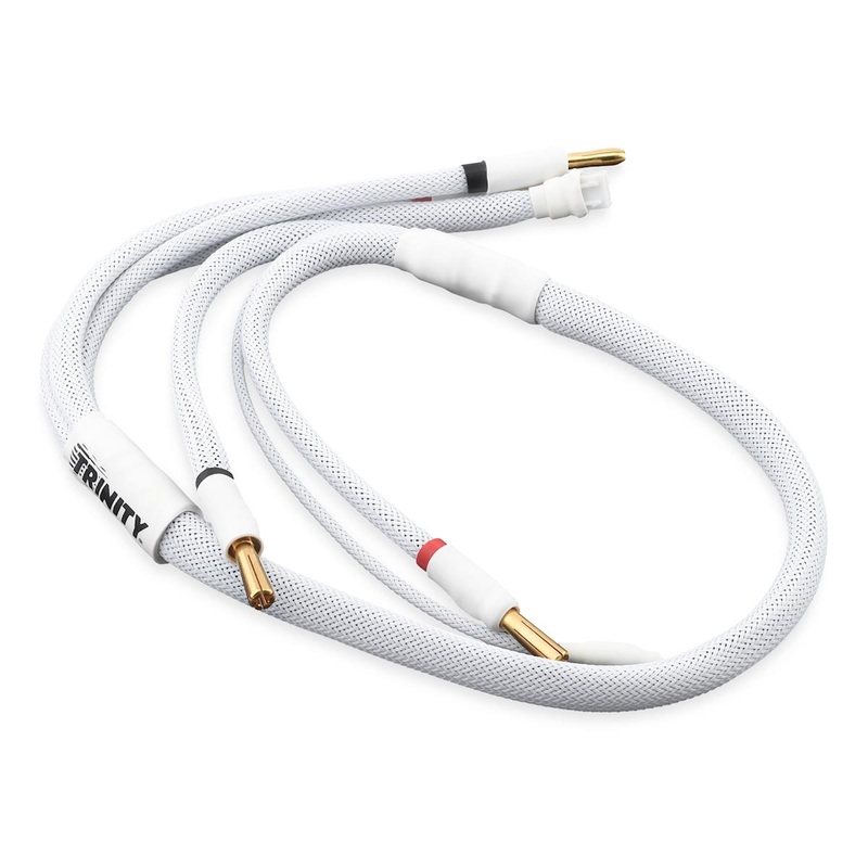 TRINITY TEP2403 2S Pro Charge Cables w/5mm Bullet Connector (White)