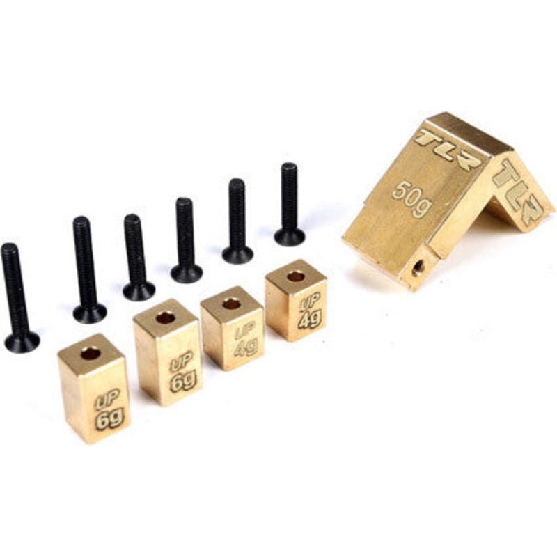LOSI TLR4151 Brass Weight System Mid Motor 22SCT