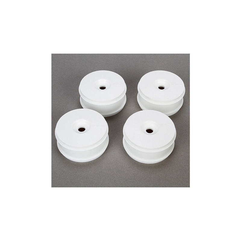 LOSI TLR44001 1/8 Buggy Dish Wheel, White (4): 8B 3.0