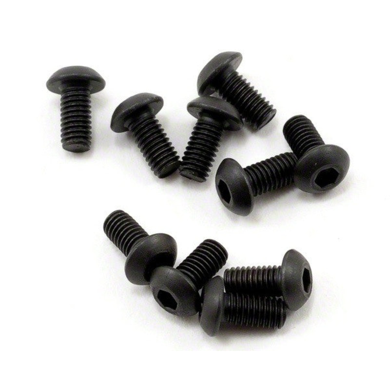 LOSI TLR5901 Button Head Screws, M3 x 6mm (10): 22SCT