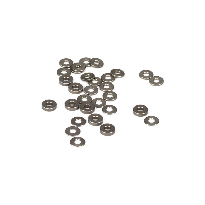 LOSI TLR6019 Ballstud/Hub Spacer Set Aluminum 22SCT