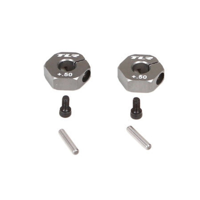LOSI TLR332014 Rear Hex +0.5mm Width Aluminum SCTE *DISC*