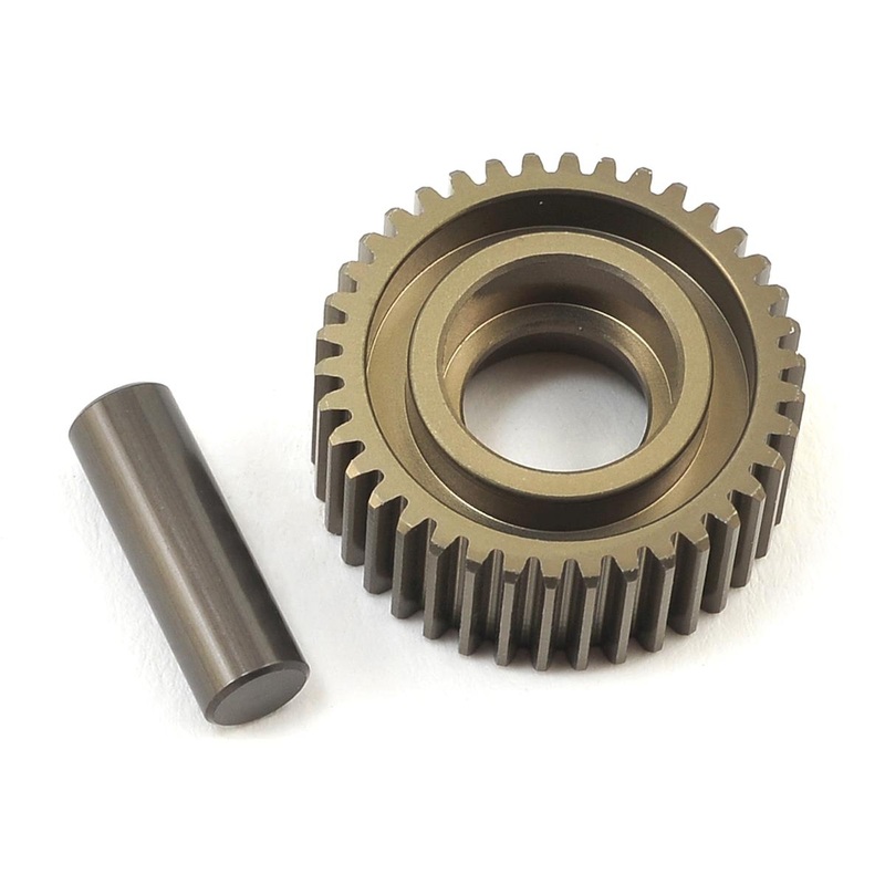 LOSI TLR332070 Aluminum Idler Gear & Shaft, Laydown: 22 4.0
