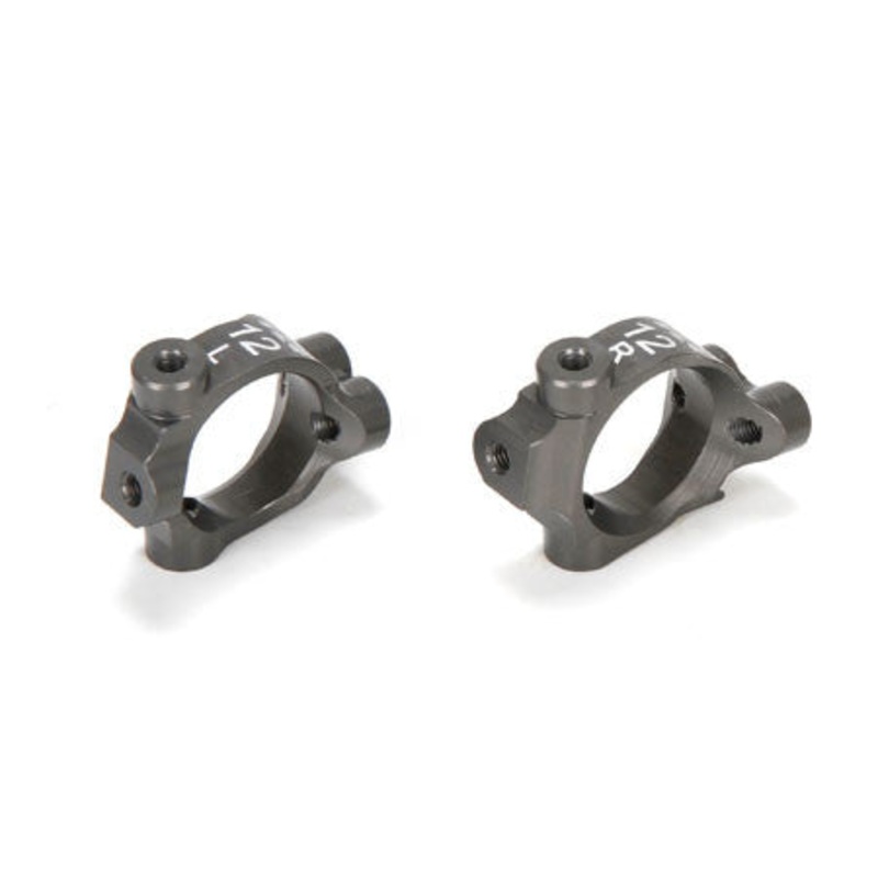 LOSI TLR334027 Caster Block Set 12.5 degrees Aluminum 22-4