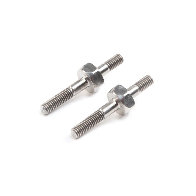 LOSI TLR336010 Shock Standoff, Carbon Tower, Titanium (2): 22 5.0