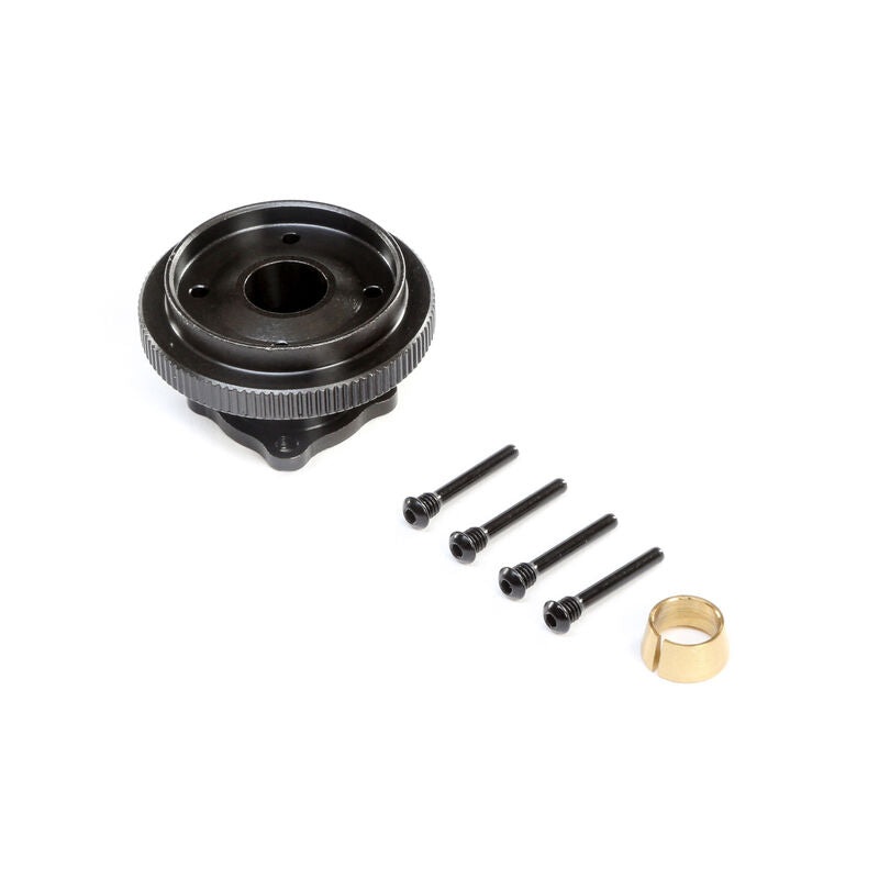 LOSI TLR342016 Flywheel & Collet, Steel, 4 Shoe: 8X