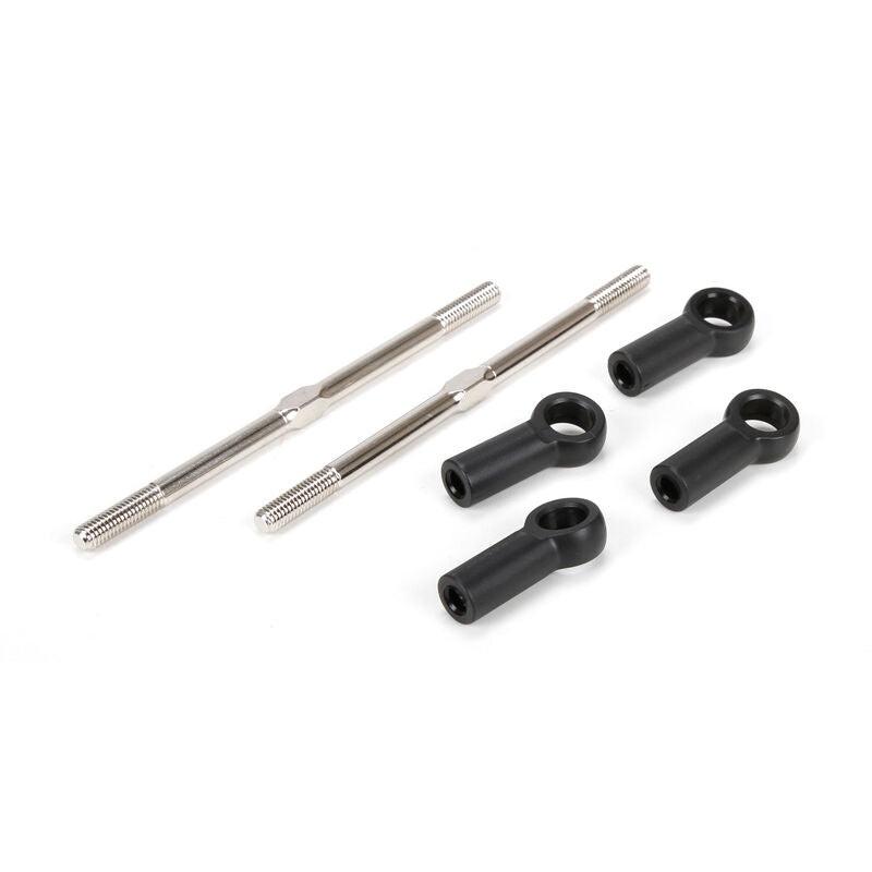 LOSI TLR244033 Turnbuckle, 5 x 102mm (2): 8T