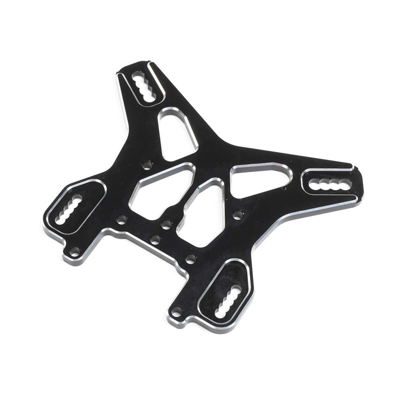 LOSI TLR244080 Rear Shock Tower, Aluminum: 8X, 8XE 2.0