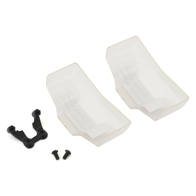 LOSI TLR330010 Low Front Wing, Clear, with Mount (2)