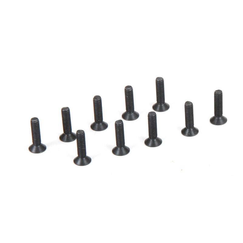LOSI TLR235007 Flat Head Screws M2.5 x 10mm (10