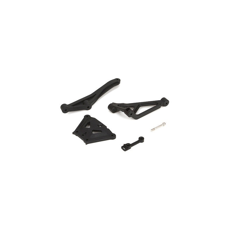 LOSI TLR241003 Chassis Braces, Top Plate 8E 3.0