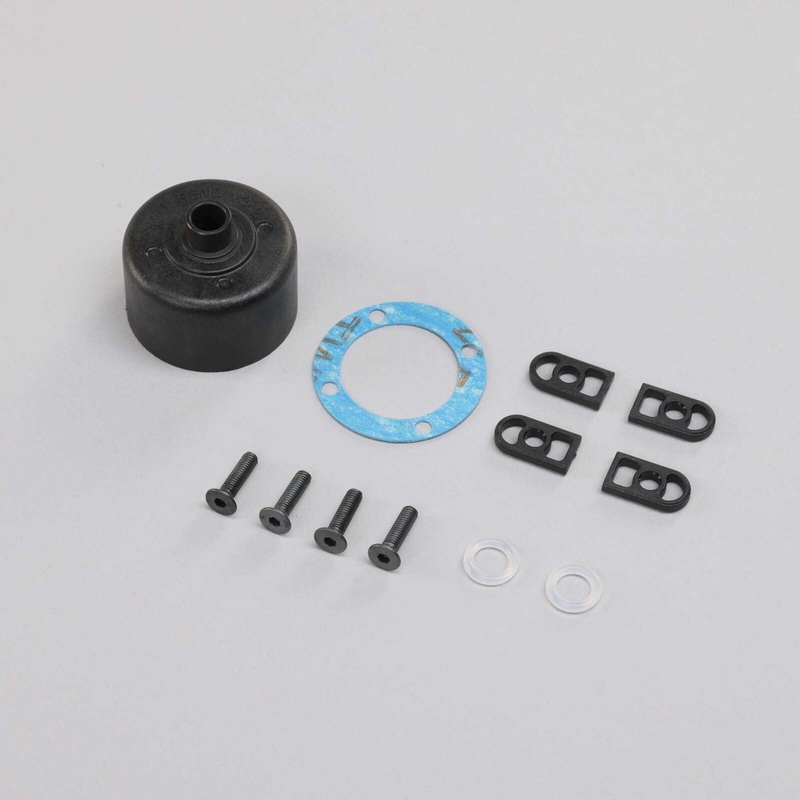 LOSI TLR242045 Heavy Duty Differential Case, V2: 8X