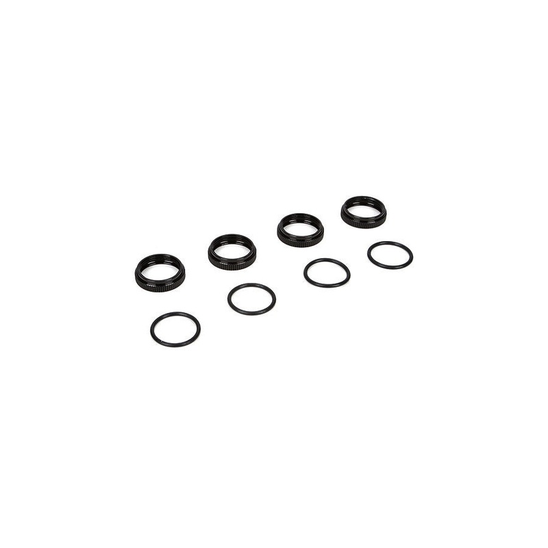 LOSI TLR243005 16mm Shock Nuts & O-rings 8B 3.0