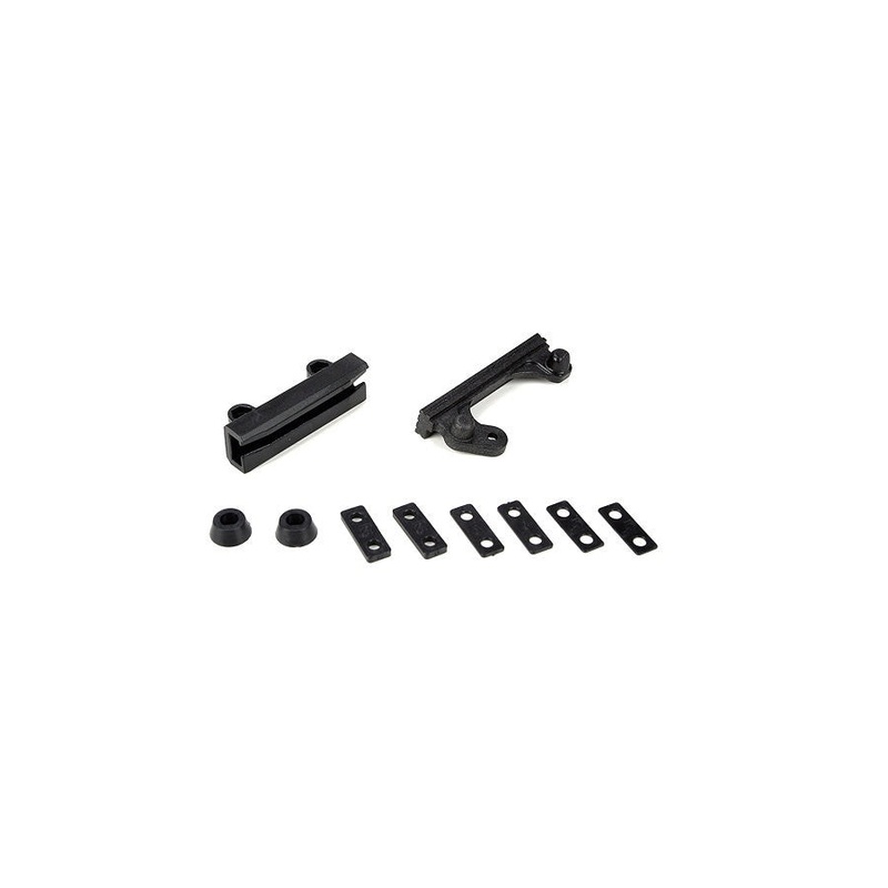 LOSI TLR1056 Steering Rack/Rack Housing & Spacers 22SCT *DISC*