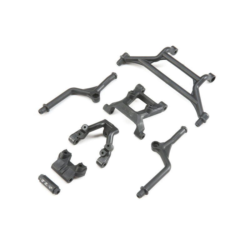 LOSI TLR231058 Rear Bumper Set: 22SCT 3.0