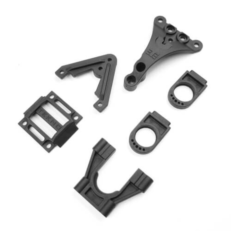 TEKNO TKR6634 EB410 Center Differential Support & Top Braces